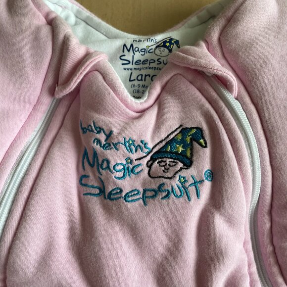 Baby Merlin's Magic Sleepsuit Yellow - Size Large (6-9 months, 18-21 Pounds) - Picture 3 of 5